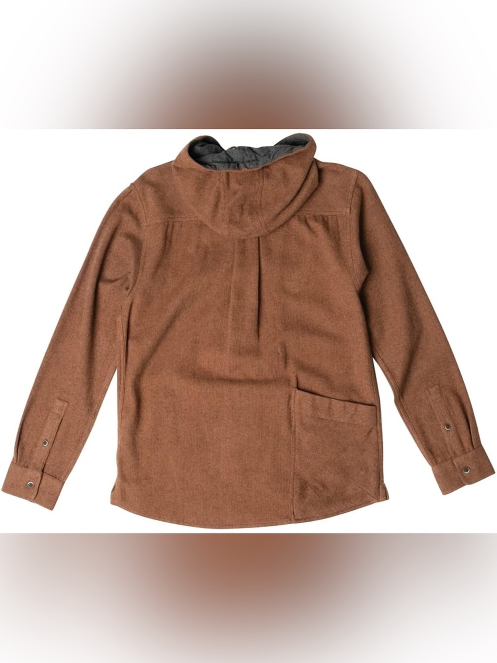 KAVU Men's Midland Zip Up Hoodie - Hazelwood Brown Size: Large - Picture 2 of 4